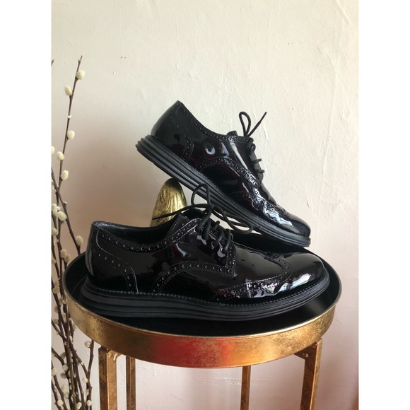 Cole Haan Other - Cole Haan Lunargrand Wing Tip Patent leather